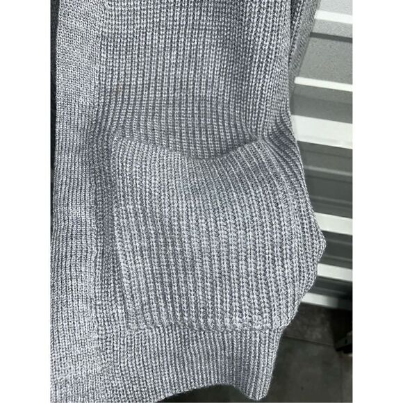 The Beach People Gray Knit Open Cardigan Size M/L - Picture 4 of 10